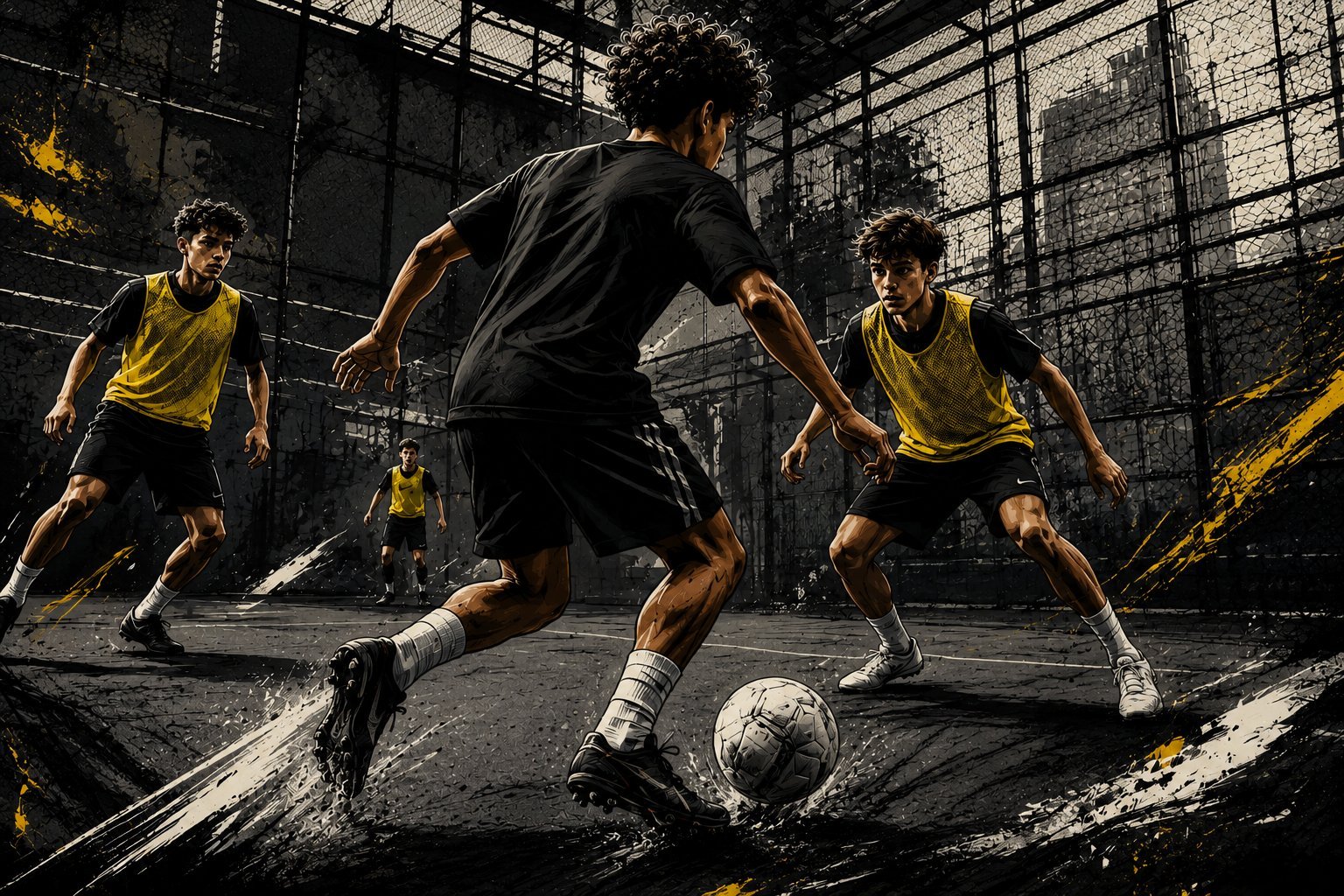 Soccer Factory Cage